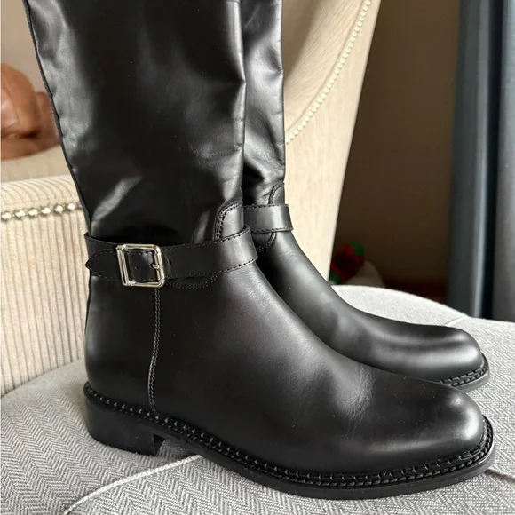La Canadienne Stevie black leather boots. - Picture 4 of 8